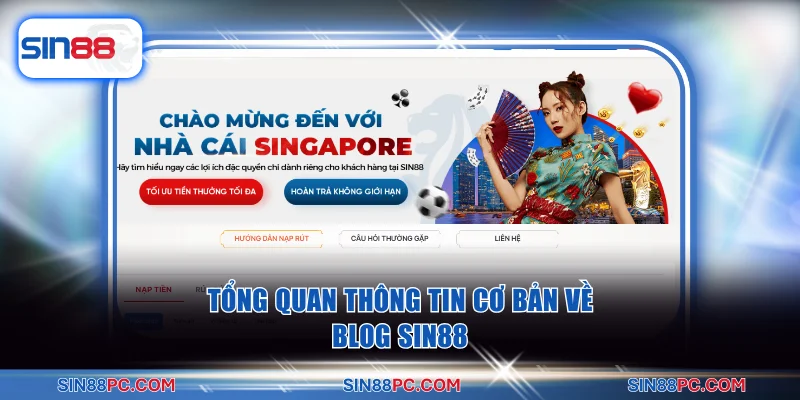 Tổng quan thông tin cơ bản về Blog SIN88